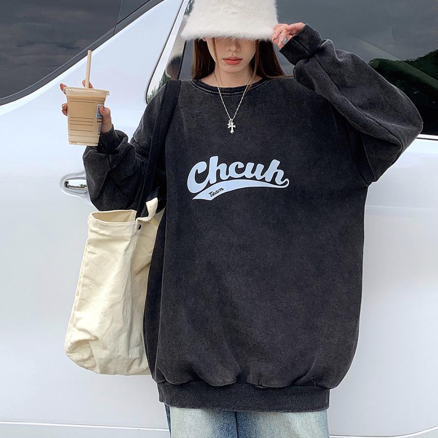 トレーナー レディース プルオーバー メンズ 韓国ファッション 大きい