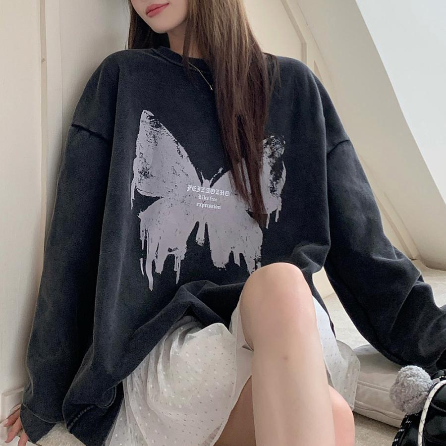 トレーナー レディース プルオーバー メンズ 韓国ファッション 大きい