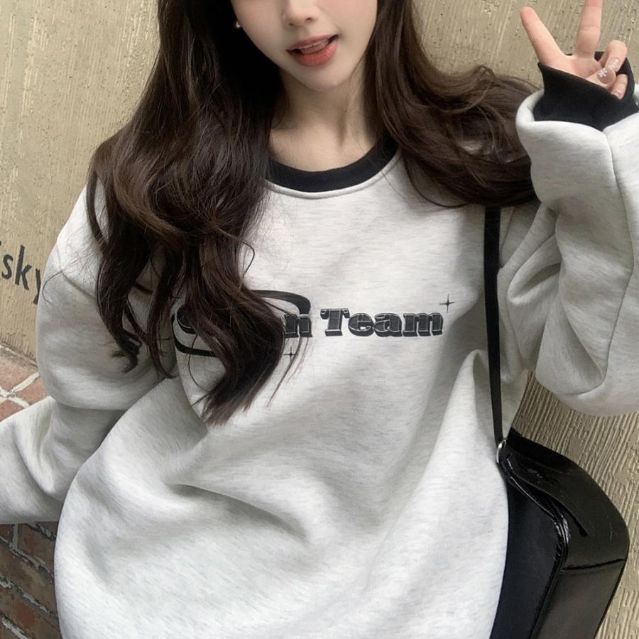 トレーナー レディース プルオーバー メンズ 韓国ファッション 大きい