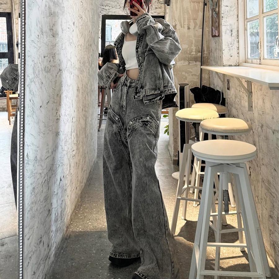 韓国 韓国ファッション デニム ジーンズ パンツ ボトムス 春デニム レディース ファッション トレンド 韓国 韓国ファッション デニム ジーンズ パンツ ボトムス 春デニム