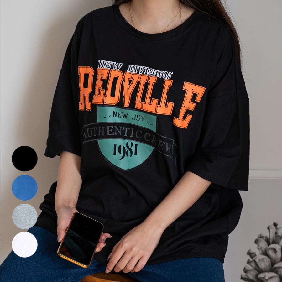 tシャツ Tシャツ ビッグシルエット カレッジ 半袖 レトロ 古着