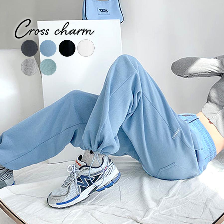 ロングパンツ レディース 韓国ファッション ストリート ダンス ヒップホップ オルチャン ファッション 韓流 スウェットパンツ ボトムス 長ズボン カ Ta236 Crosscharm 通販 Yahoo ショッピング