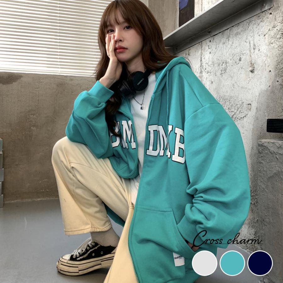 パーカー スウェット トレーナー レディース メンズ ビッグシルエット カジュアル オーバーサイズ ロゴ 韓国 中国 コリア チャイナ プルオーバー Ta399p Crosscharm 通販 Yahoo ショッピング