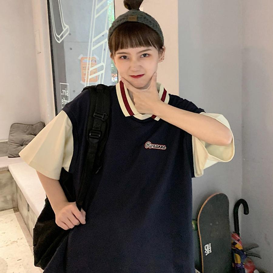 ポロシャツ レイヤード 半袖 レディース メンズ おしゃれ おすすめ