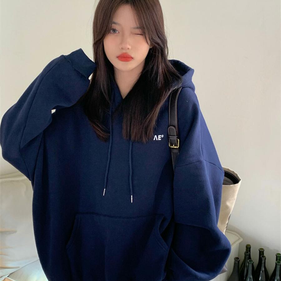 パーカー フーディ トレーナー レディース メンズ スウェット 韓国ファッション 大きいサイズ トップス 冬 ビックシルエット ビッグパーカー |  | 16