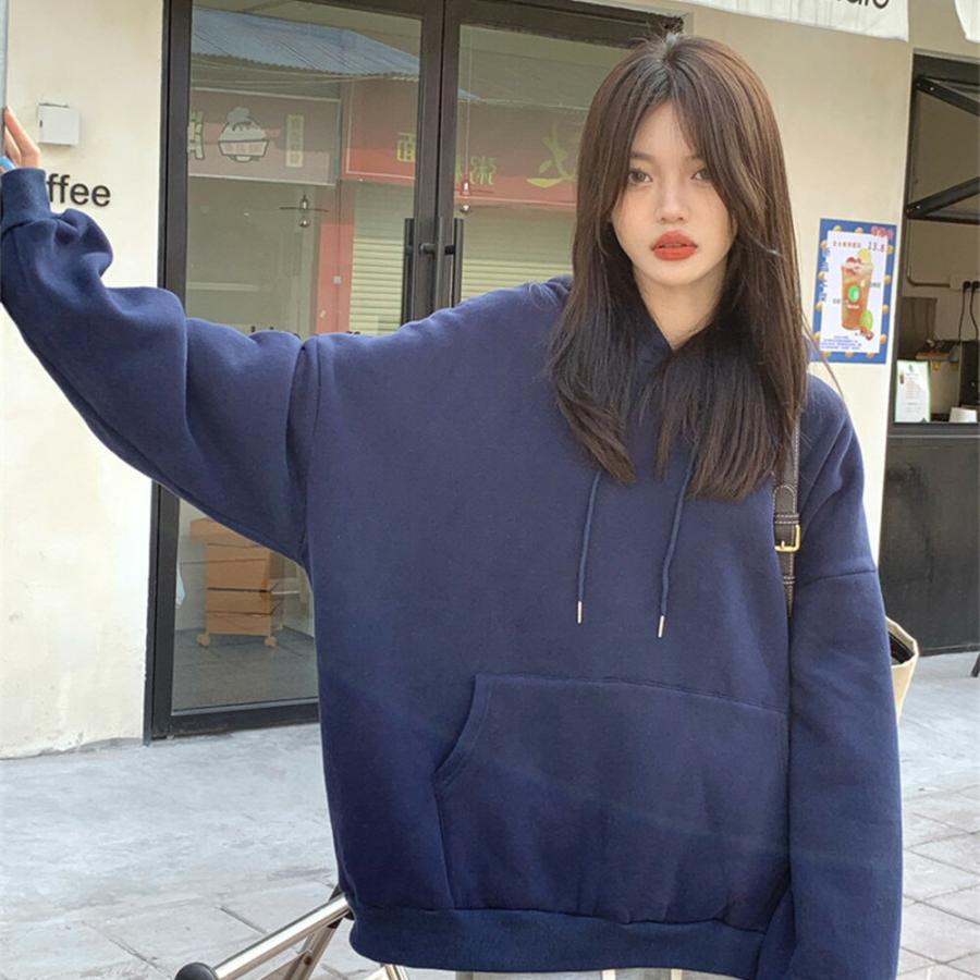 パーカー フーディ トレーナー レディース メンズ スウェット 韓国ファッション 大きいサイズ トップス 冬 ビックシルエット ビッグパーカー |  | 17