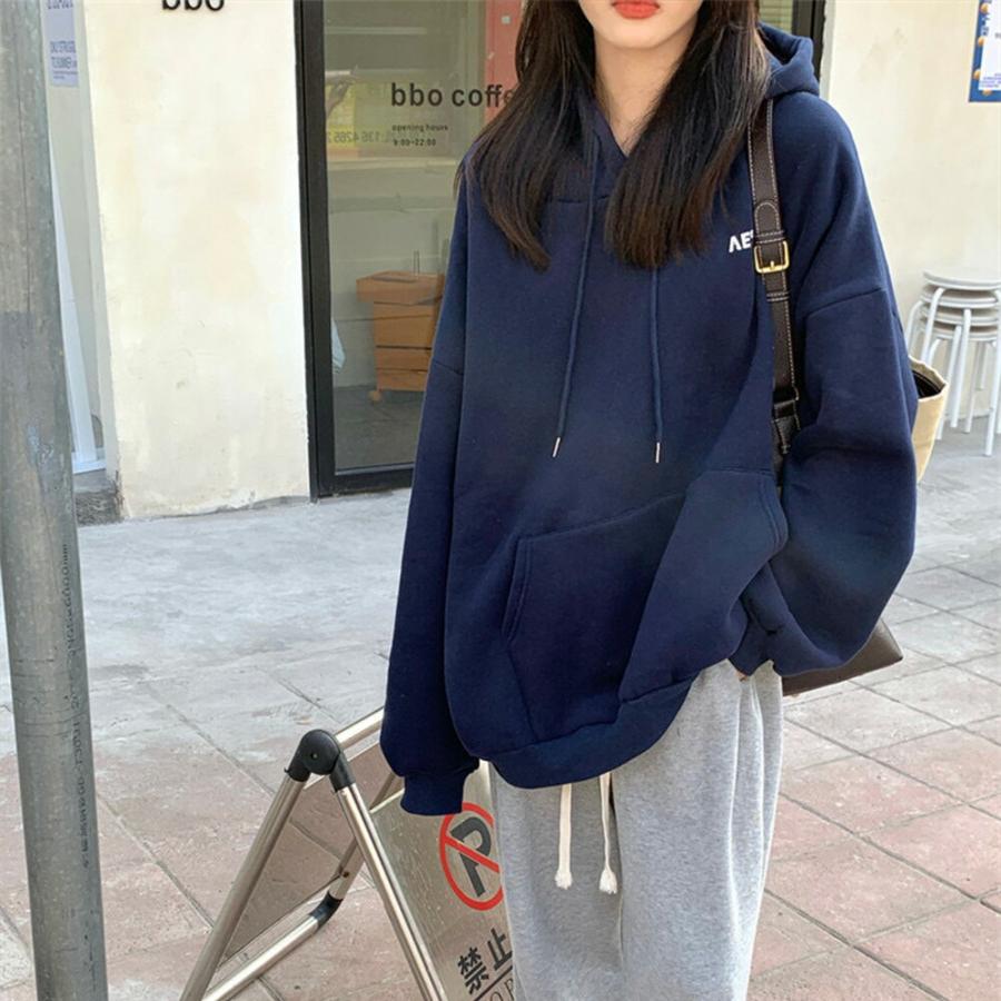 パーカー フーディ トレーナー レディース メンズ スウェット 韓国ファッション 大きいサイズ トップス 冬 ビックシルエット ビッグパーカー |  | 18