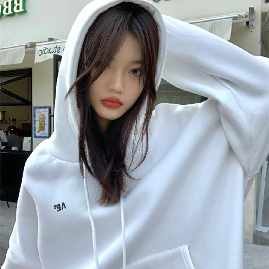 パーカー フーディ トレーナー レディース メンズ スウェット 韓国ファッション 大きいサイズ トップス 冬 ビックシルエット ビッグパーカー |  | 03