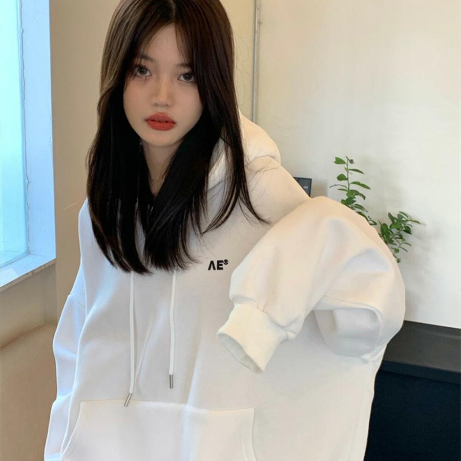 パーカー フーディ トレーナー レディース メンズ スウェット 韓国ファッション 大きいサイズ トップス 冬 ビックシルエット ビッグパーカー |  | 04