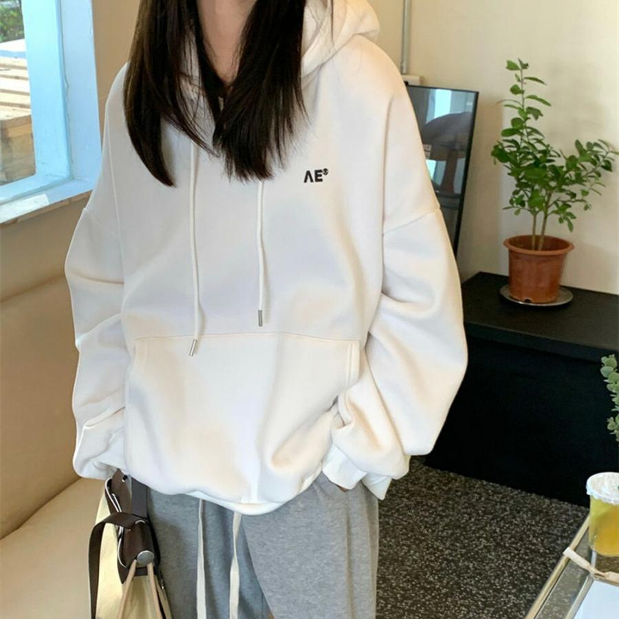 パーカー フーディ トレーナー レディース メンズ スウェット 韓国ファッション 大きいサイズ トップス 冬 ビックシルエット ビッグパーカー |  | 05