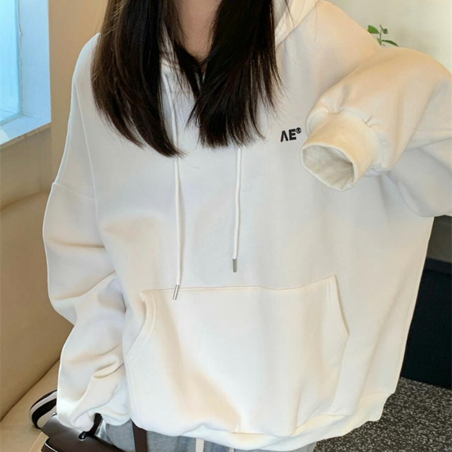 パーカー フーディ トレーナー レディース メンズ スウェット 韓国ファッション 大きいサイズ トップス 冬 ビックシルエット ビッグパーカー |  | 06