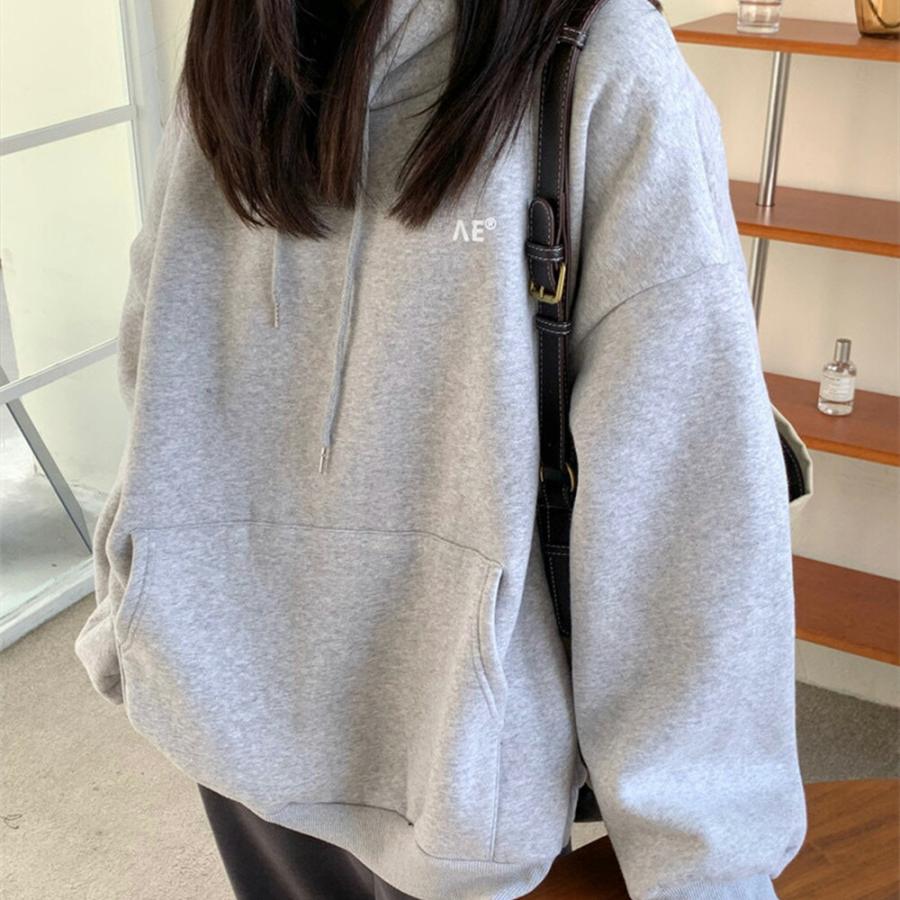 パーカー フーディ トレーナー レディース メンズ スウェット 韓国ファッション 大きいサイズ トップス 冬 ビックシルエット ビッグパーカー |  | 10