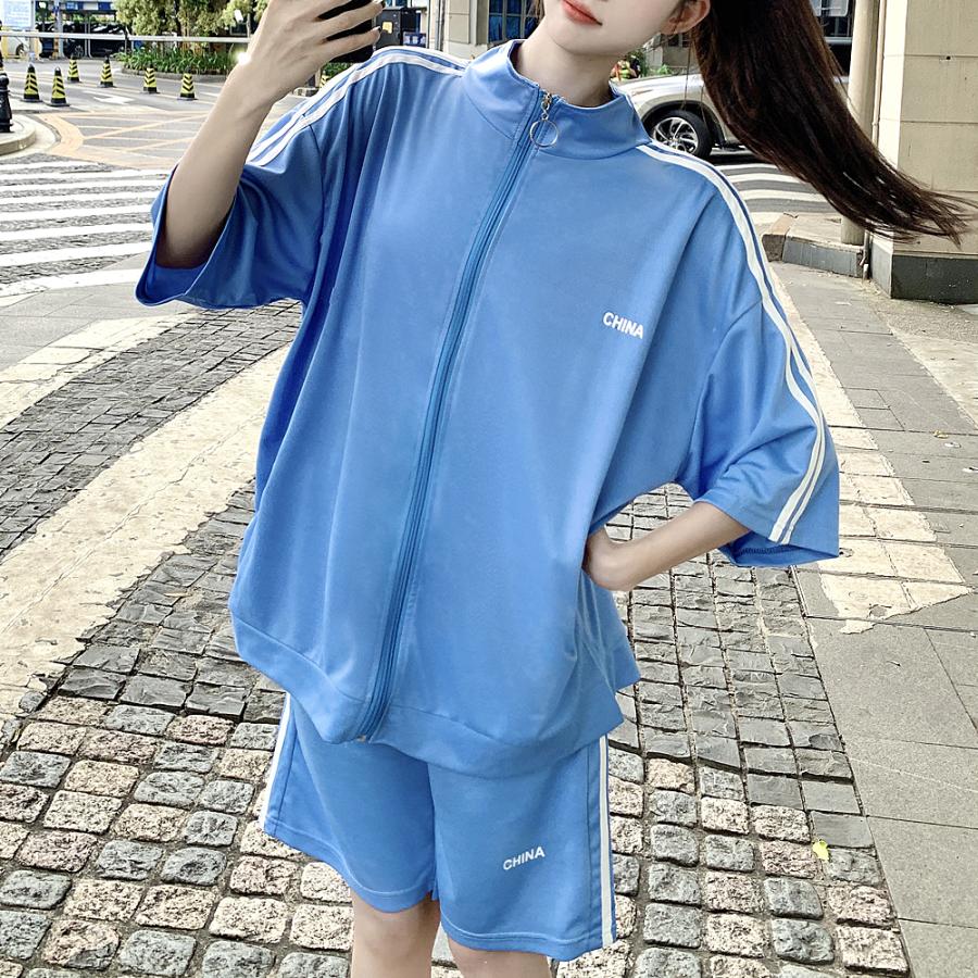 セットアップ ルームウェア ジャージ 上下セット レディース