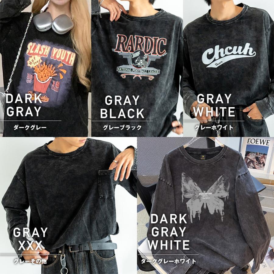 ロンT トップス 長袖 Tシャツ 袖プリント オーバーサイズ 韓国 ロンT トップス 長袖 Tシャツ 袖プリント オーバーサイズ 韓国