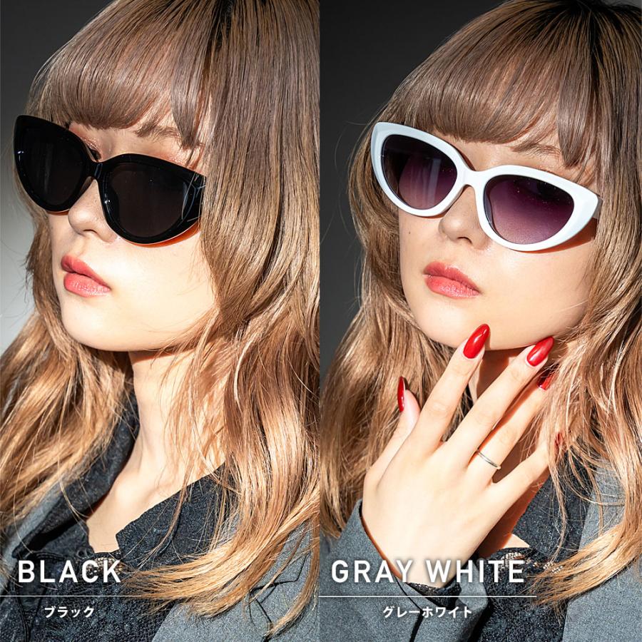 ホワイト ラウンド型 サングラス ケース付き サングラス メンズ レディース おしゃれ ブランド かっこいい 人気