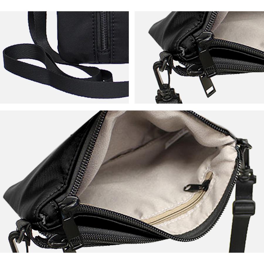 撥水スマホミニショルダー サコッシュ スマホポーチ お財布