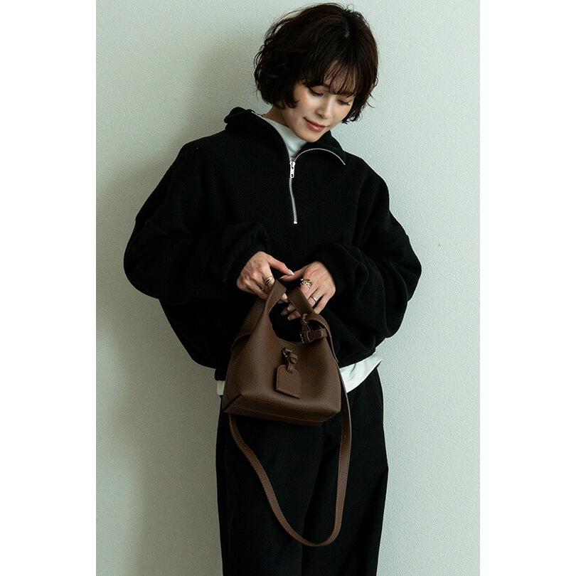 2WAY キューブバッグ ショルダーバッグ ポーチ付き レディース