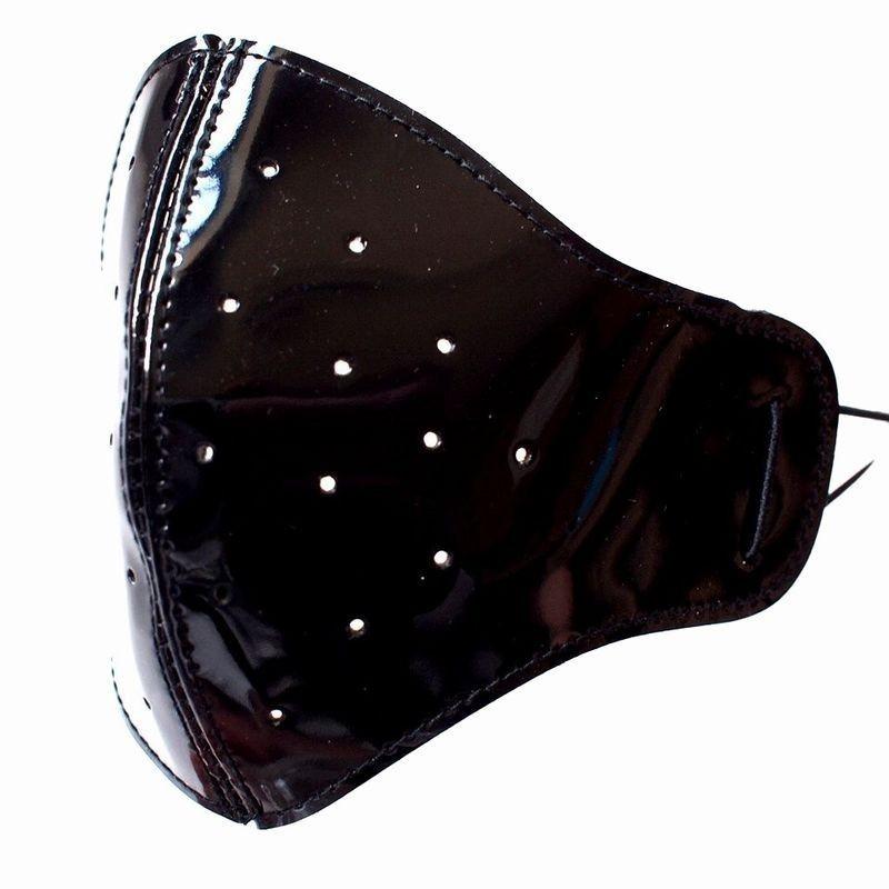 学生服 特攻服 応援団 イベント コスプレ用 エナメルフェイスマスク カラスマスク 4 クロスチョップ 通販 Yahoo ショッピング