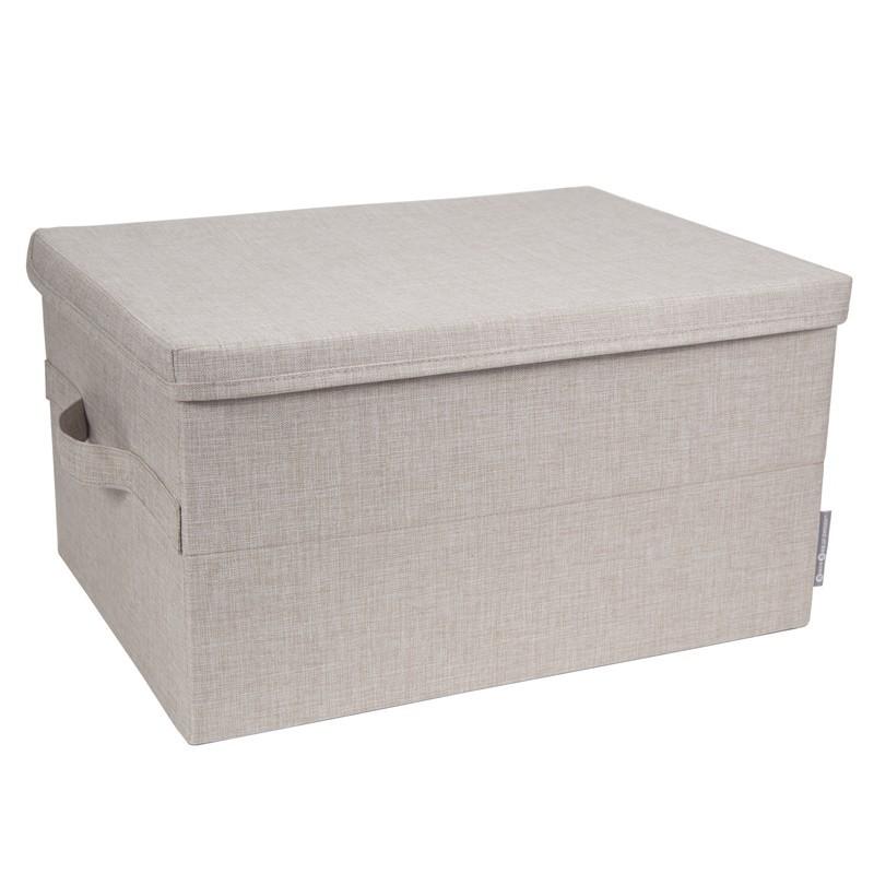 収納ボックス フタ付き 大きめ 畳める 北欧 スウェーデン おしゃれ 見せる収納 3サイズ ベージュ グレー インテリア Bigso ソフト ストレージ L Bgs002 003l クロスト ラインズ Yahoo 店 通販 Yahoo ショッピング