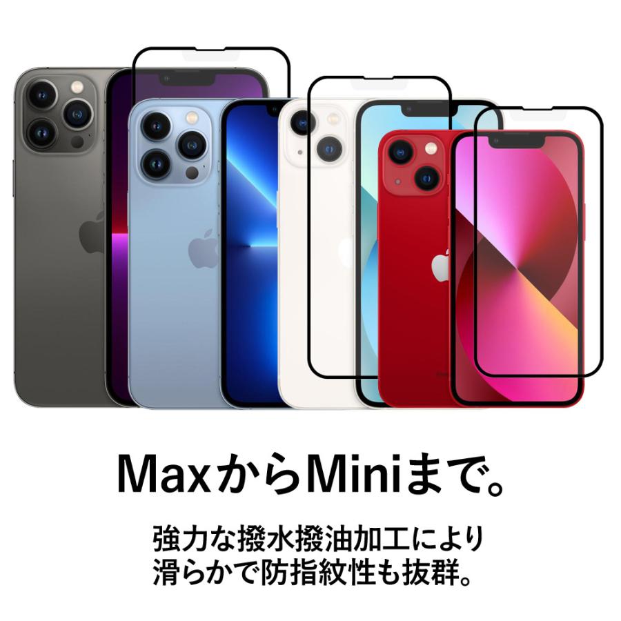クロスフォレスト iPhone 13 mini (5.4インチ) 用 アンチグレア 液晶保護 ガラスフィルム |  | 01