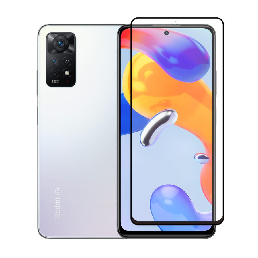 Redmi Note 11 Pro 5G 本体　ガラスフィルム付き 明誠 【2枚セット】Redmi Note 11 Pro 5G 強化ガラス保護