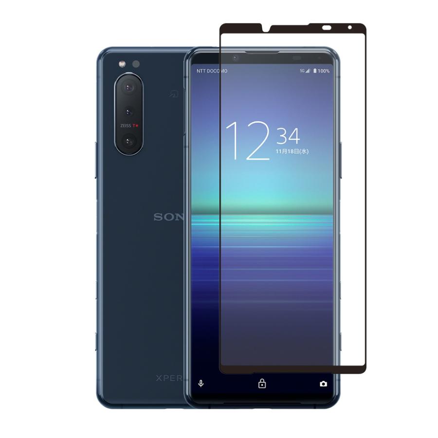 クロスフォレスト XPERIA 5 II 用 アンチグレア 液晶保護 ガラスフィルム | 