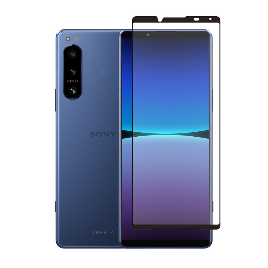 クロスフォレスト XPERIA 5 IV 用 アンチグレア 液晶保護 ガラスフィルム | 