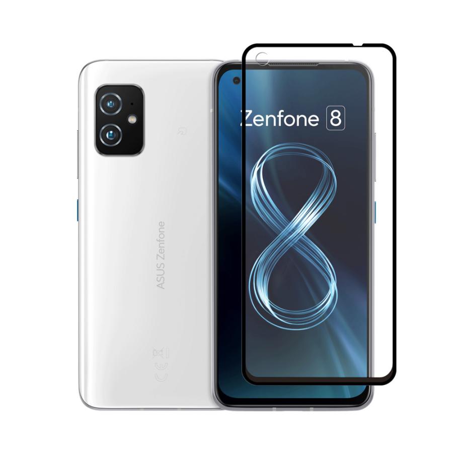 クロスフォレスト Zenfone 8 用 アンチグレア 液晶保護 ガラスフィルム | 