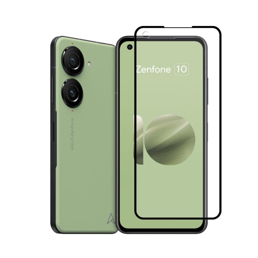 クロスフォレスト Zenfone 10 / 9 用 アンチグレア 液晶保護 ガラス