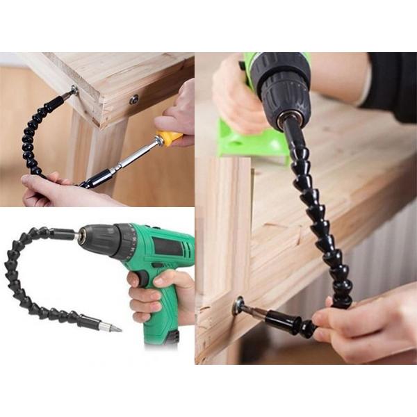 最新 角度自由自在 フレキシブル ビット エクステンション 8pcs