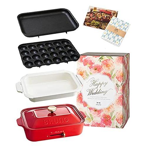 魅力的な価格 コンパクトホットプレート ブルーノ Bruno Bruno 本体 ふきん レシピブック スリーブ 結婚祝い 平面 セラミックコート鍋 たこ焼き プレート3種 キッチン家電 Www Reinnec Cl