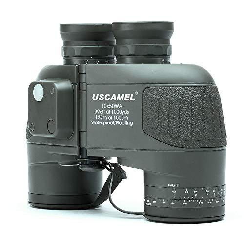 USCAMELUSCAMEL レンジファインダーコンパス付き10x50防水高倍率双眼鏡 - 適用 バードウォッチング コンサート狩猟
