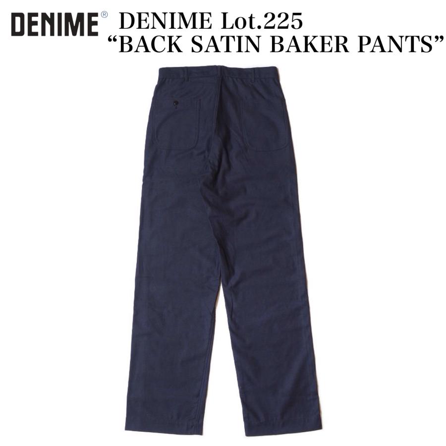 パンツ DENIME Lot 225 BACK SATIN BAKER PANTS Lot 225 - Back Satin Baker Pants - Navy | Dant