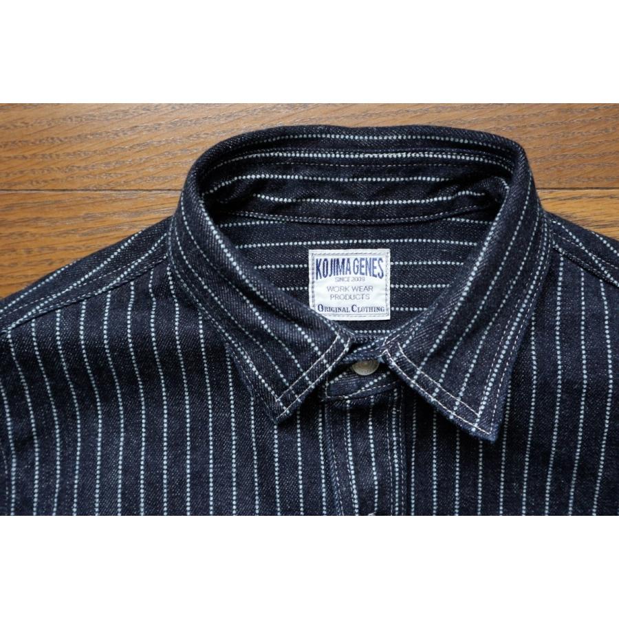 児島ジーンズ RNB-297 13oz. ウォバッシュ 長袖ワークシャツ 児島ジーンズ RNB297 “13oz WABASH WORK SHIRTS” : crossover.co