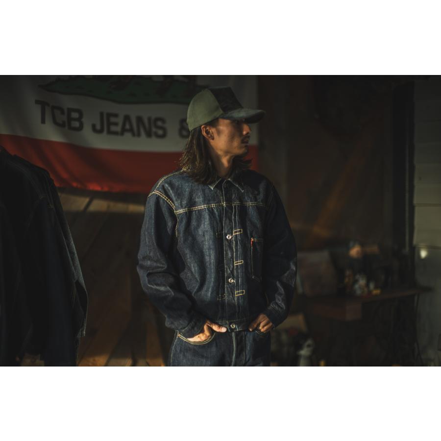 TCB jeans “Late S40's Jacket 13.5oz”(INDIGO TAB仕様) : crossover