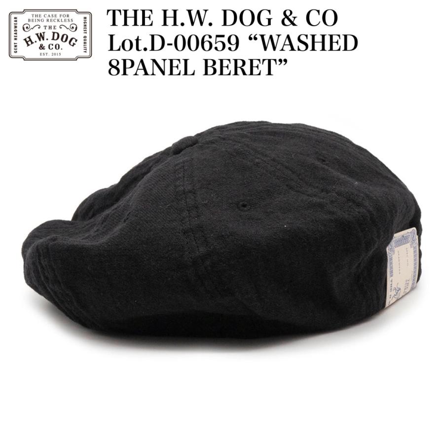THE H.W. DOG & CO. THE H.W. DOG & CO D-00659 “WASHED 8PANEL BERET