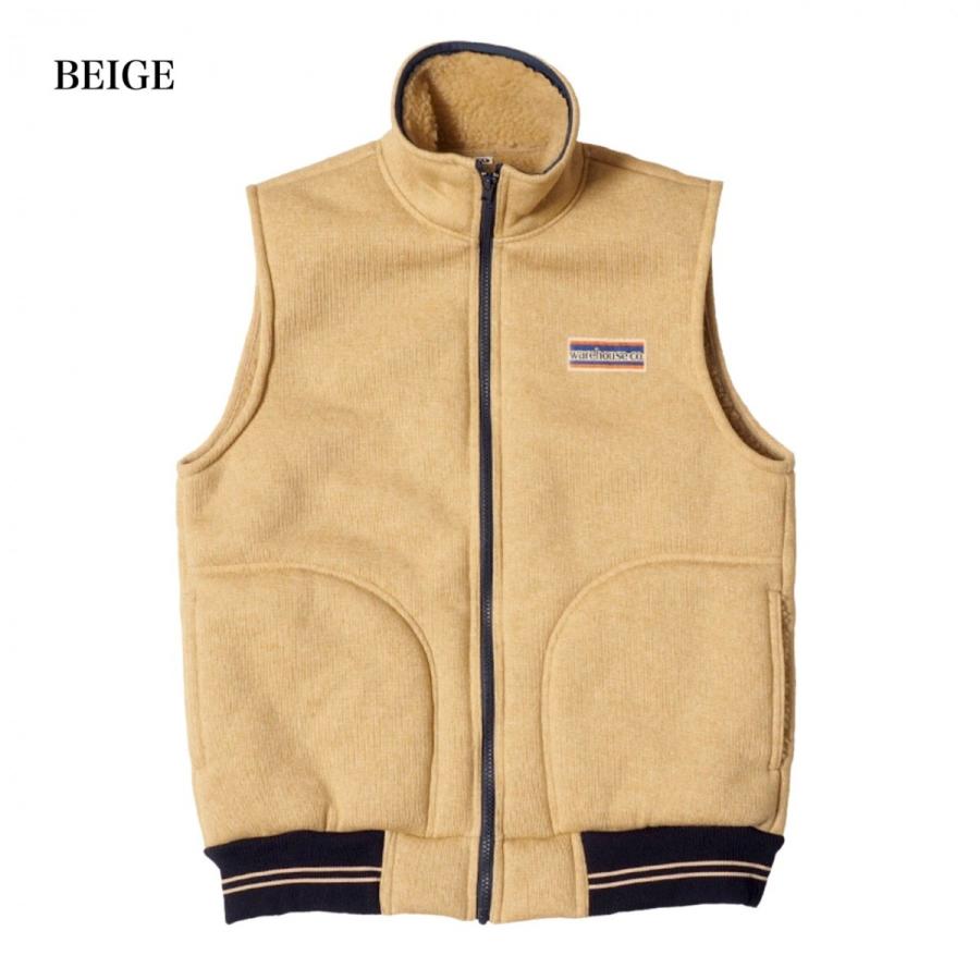 美品 WAREHOUSE ウエアハウス CLASSIC PILE VEST ウエアハウス Lot 2136 CLASSIC PILE VEST クラシックパイル