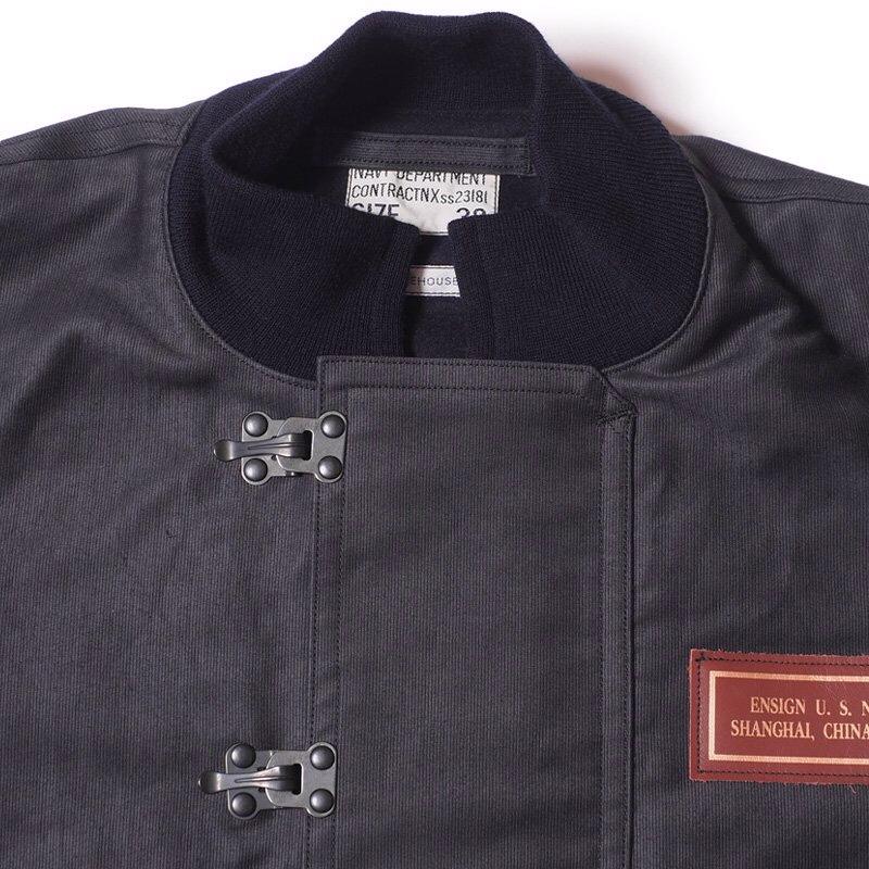 WAREHOUSE Lot.2208 “U.S.NAVY 6HOOK DECK JACKET BLOOD CHIT NAVY