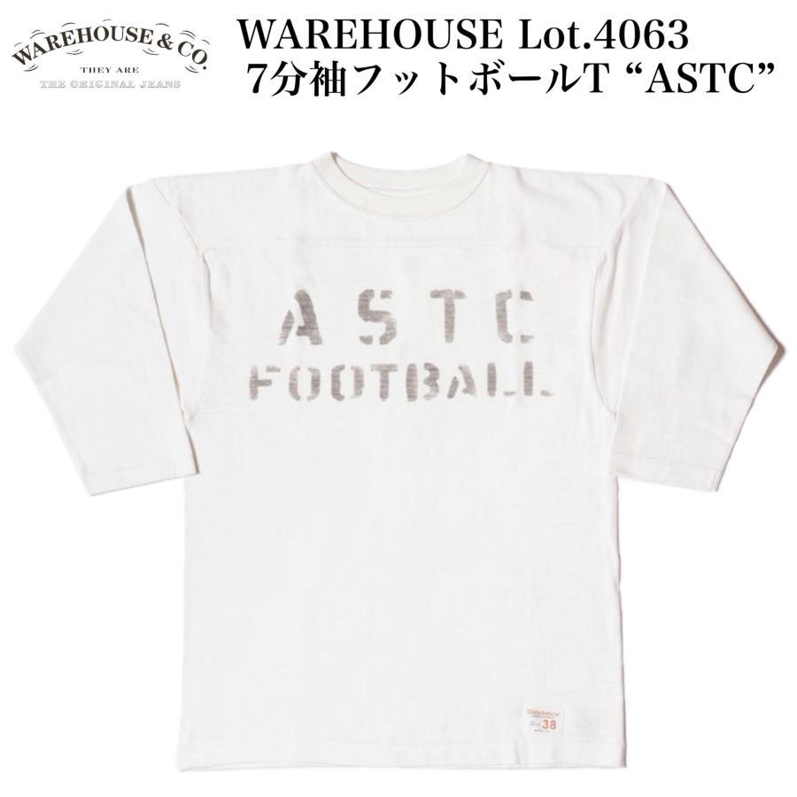 ウエアハウスlot4063 #73 フットボールTシャツ WAREHOUSE（ウエアハウス） WAREHOUSE Lot.4063 7分袖フットボール T