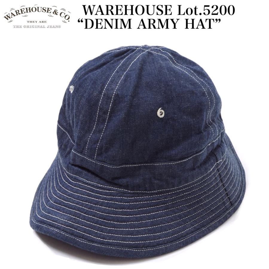 帽子 WAREHOUSE & CO. Lot 5200 DENIM ARMY HAT WAREHOUSE - Lot 5200 DENIM ARMY HAT - 5200WH – HINOYA Online