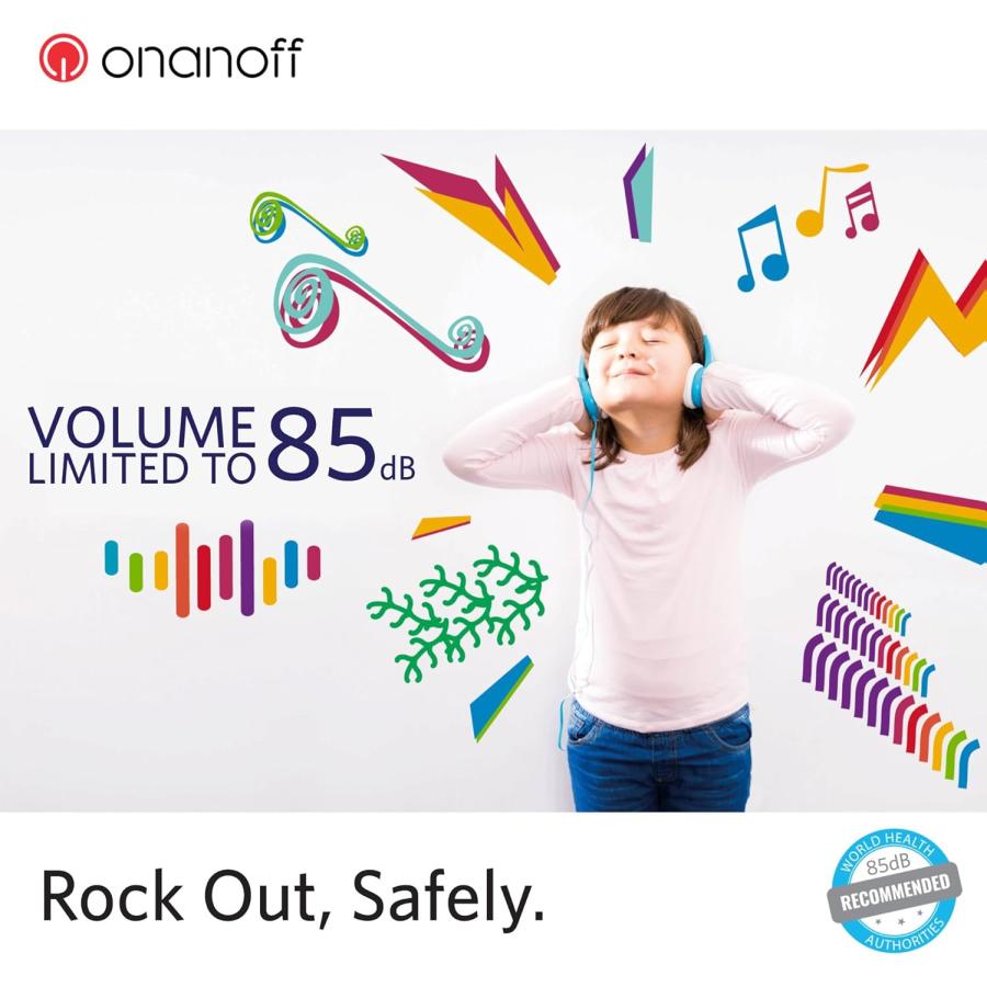 【国内正規品】子供用ヘッドホンOnanoff(オナノフ) BuddyPhones 子供の耳にやさしい音量制限構造 (パパママ,パープル) 976205 |  | 01