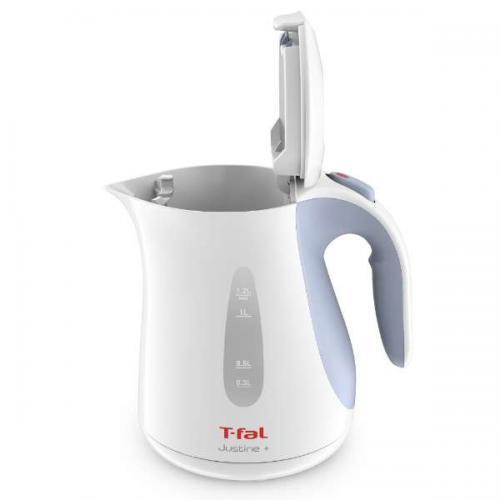 ティファール T-fal 電気ケトル ジャスティン プラス 1.2L 490 スカイブルー KO4904JP | ジャスティン | 01