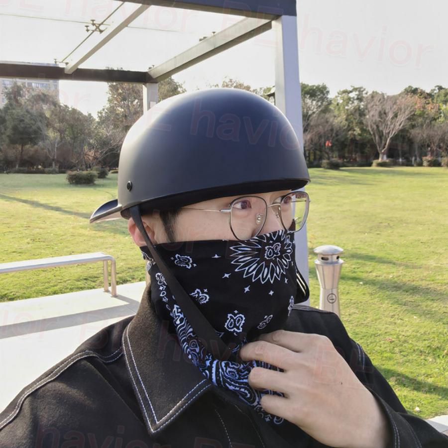 公道使用不可 装飾用ヘルメット 電動自転車用 ハーフヘルメット 半キャップ レトロ ハーレー 野球帽 つば付き ユニセックス 男女兼用 軽量 日除け 四季適用 |  | 05