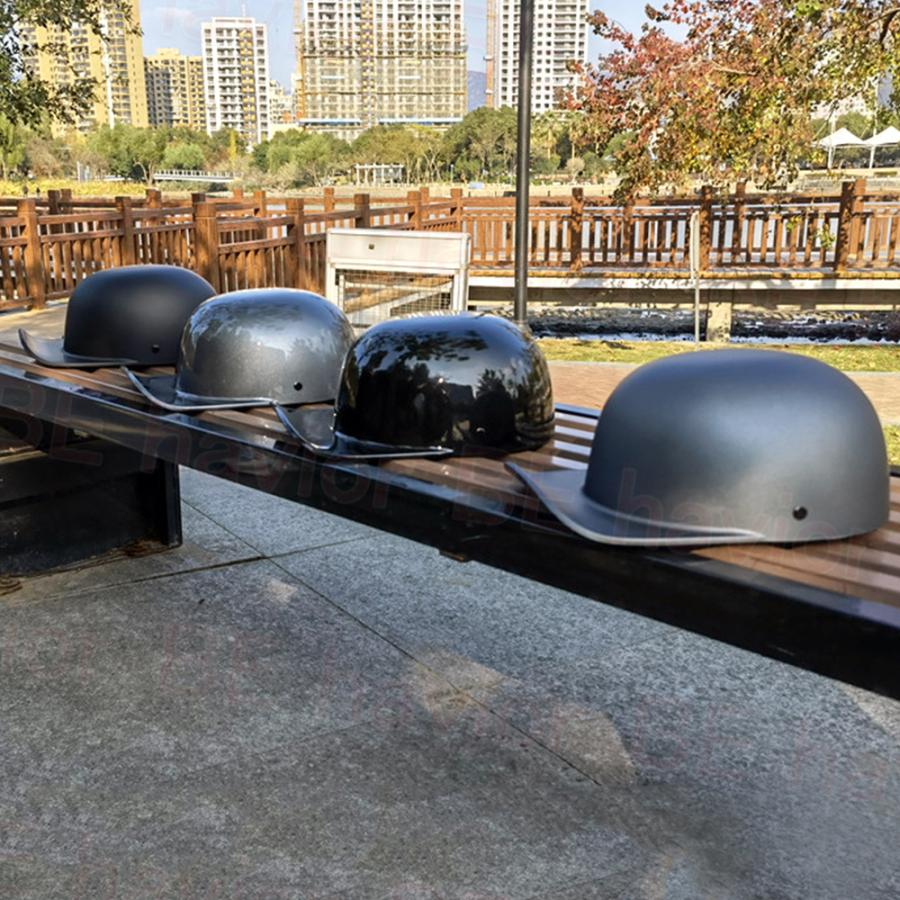 公道使用不可 装飾用ヘルメット 電動自転車用 ハーフヘルメット 半キャップ レトロ ハーレー 野球帽 つば付き ユニセックス 男女兼用 軽量 日除け 四季適用 |  | 07