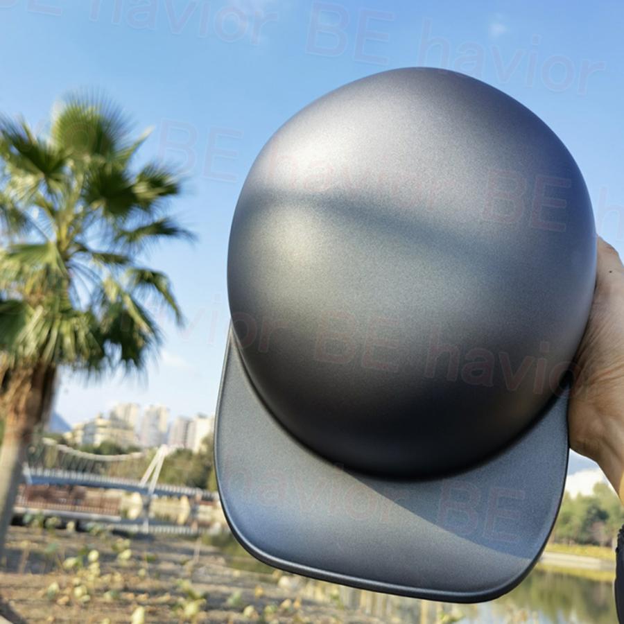 公道使用不可 装飾用ヘルメット 電動自転車用 ハーフヘルメット 半キャップ レトロ ハーレー 野球帽 つば付き ユニセックス 男女兼用 軽量 日除け 四季適用 |  | 08