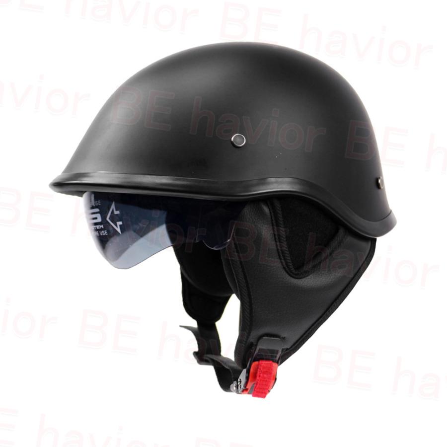 公道使用不可 装飾ヘルメット ハーフヘルメット ヴィンテージ 半キャップ 半帽 半ヘル 男女兼用 耳カバー付き シールド可動 軽量 蒸れない ABS製 |  | 02