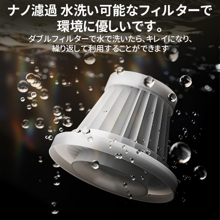 【6000mAh】コードレス掃除機 ハンディクリーナー 49800PA 強力吸引 ブラシレスモーター HEPAフィルター 残量表示 LEDライト照明 ハンド掃除機 車内掃除機 |  | 10