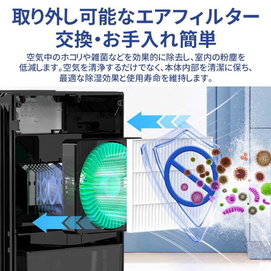 除湿機 小型 除湿器 満水自動OFF ペルチェ式 省エネ 2.4L 静音 湿気