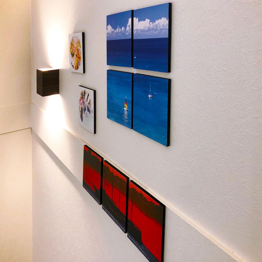 4面フォトパネル 家族 ペット 子ども 写真 オーダーメイド お祝い 出産 敬老 壁掛け 軽量 壁紙に貼れる インテリア |  | 01