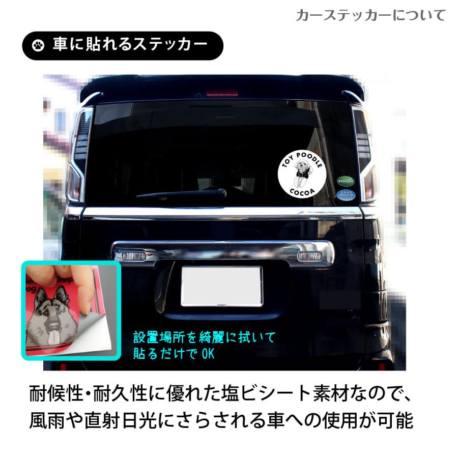 イラストステッカーセット 車に貼れるステッカー 防水加工シール 犬 猫